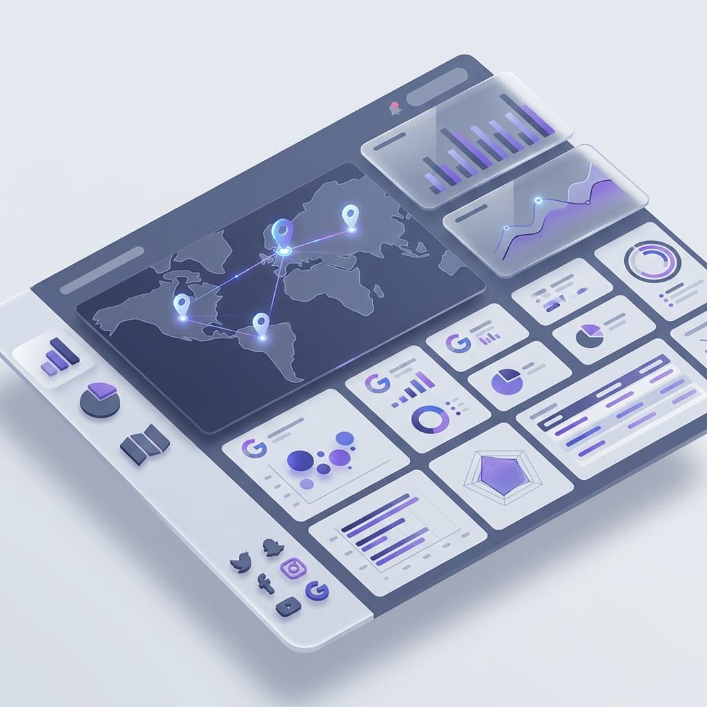 AI Local Marketing Software Dashboard