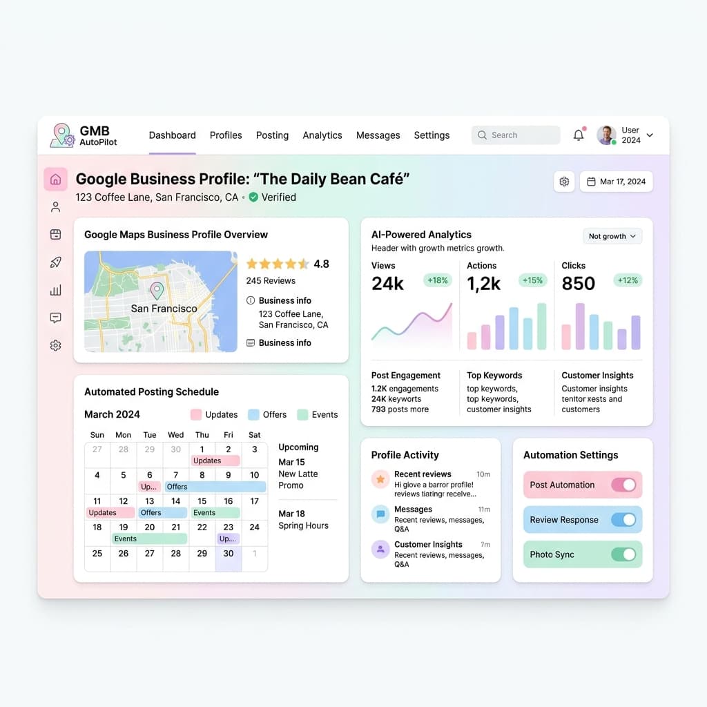 Google Business Profile Automation Dashboard