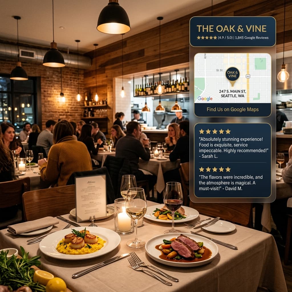 Restaurant Local SEO Showcase